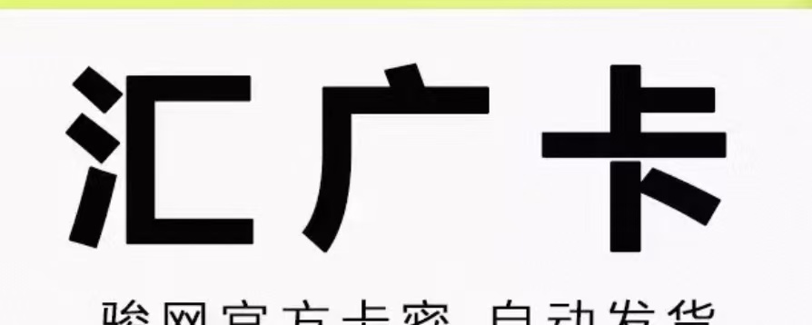 骏网汇广卡